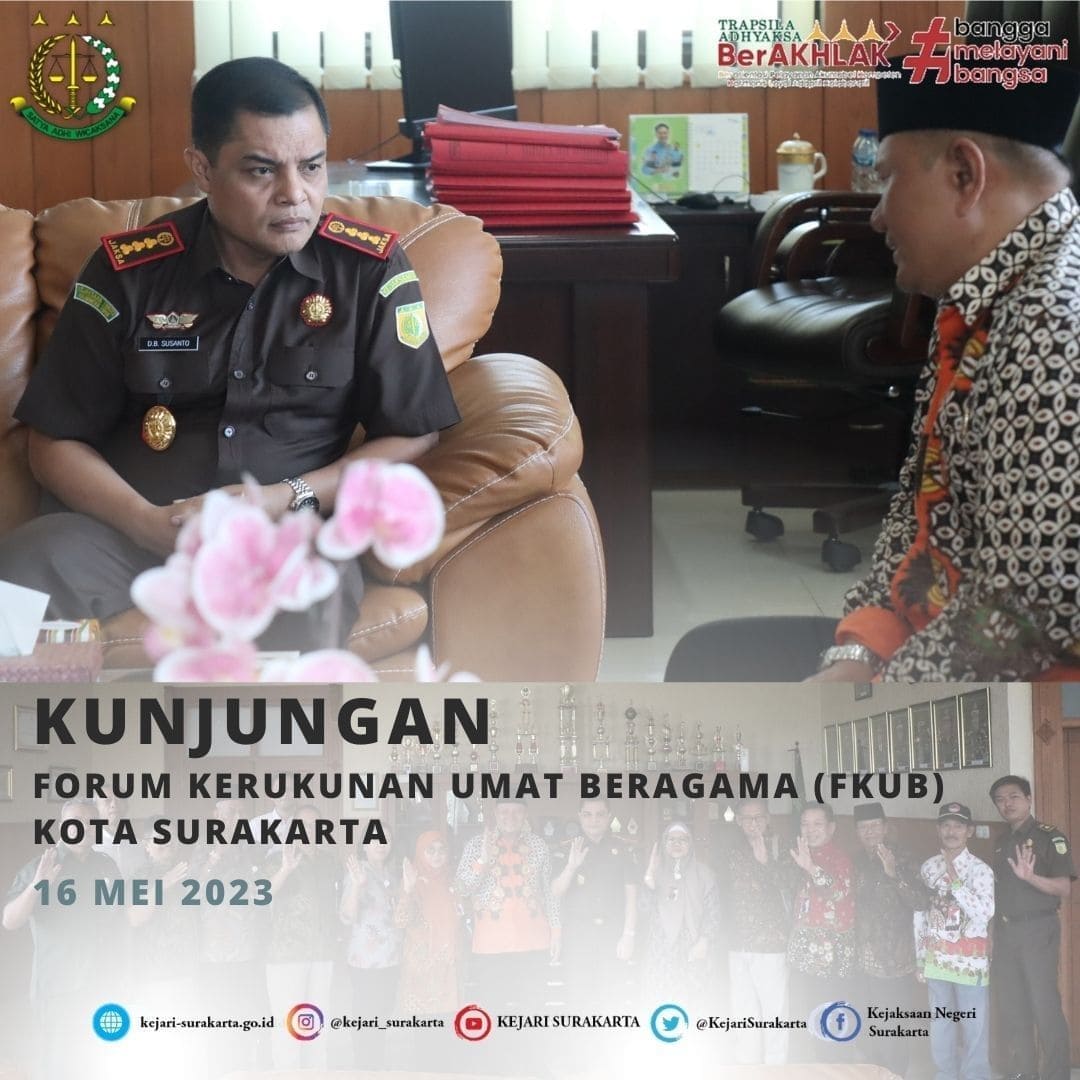 Kunjungan Forum Kerukunan Umat Beragama (FKUB) Kota Surakarta