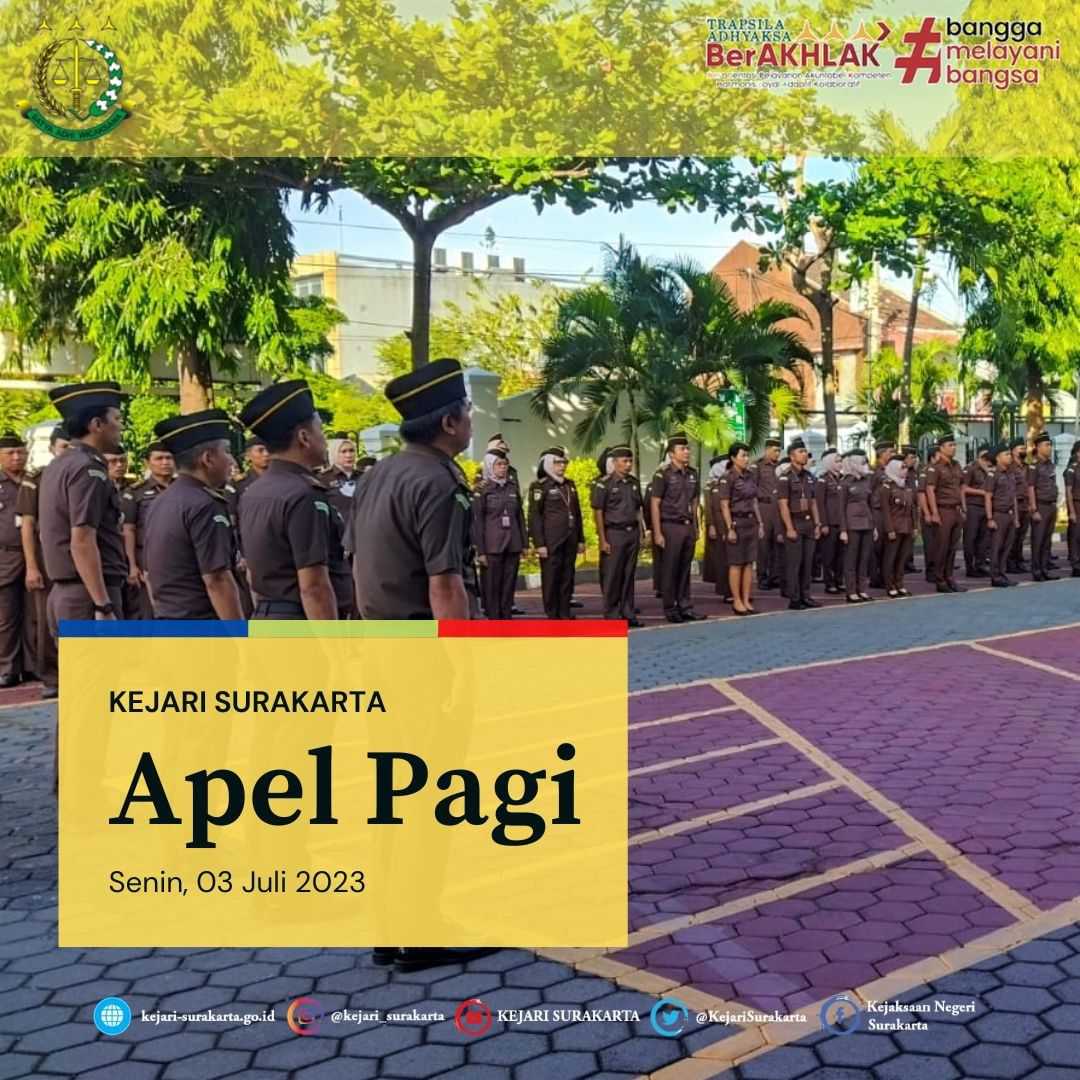 Apel Pagi Kejaksaan Negeri Surakarta
