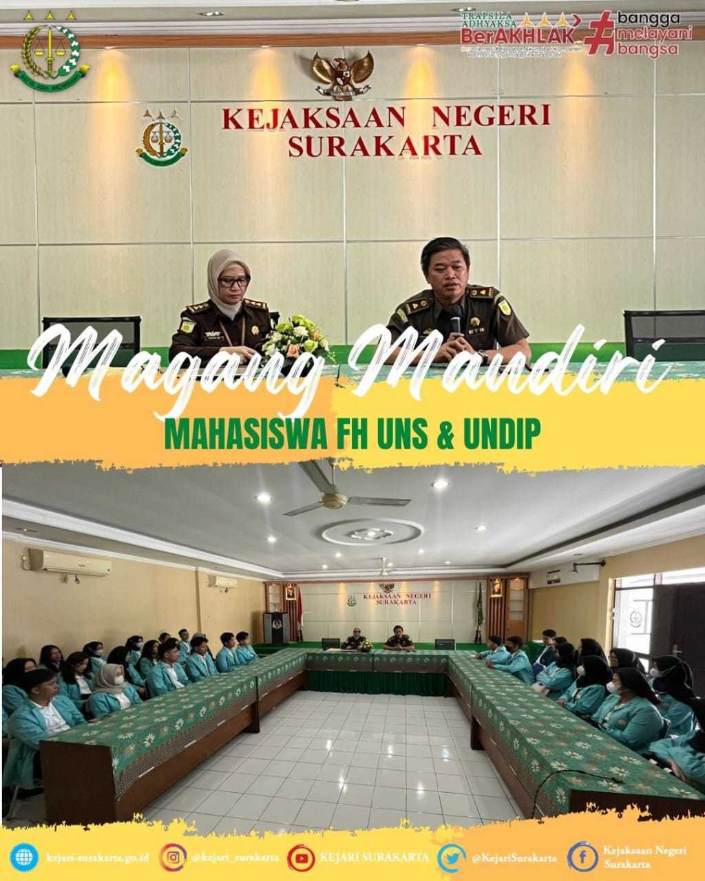 Magang Mandiri “Mahasiswa FH UNS & UNDIP”