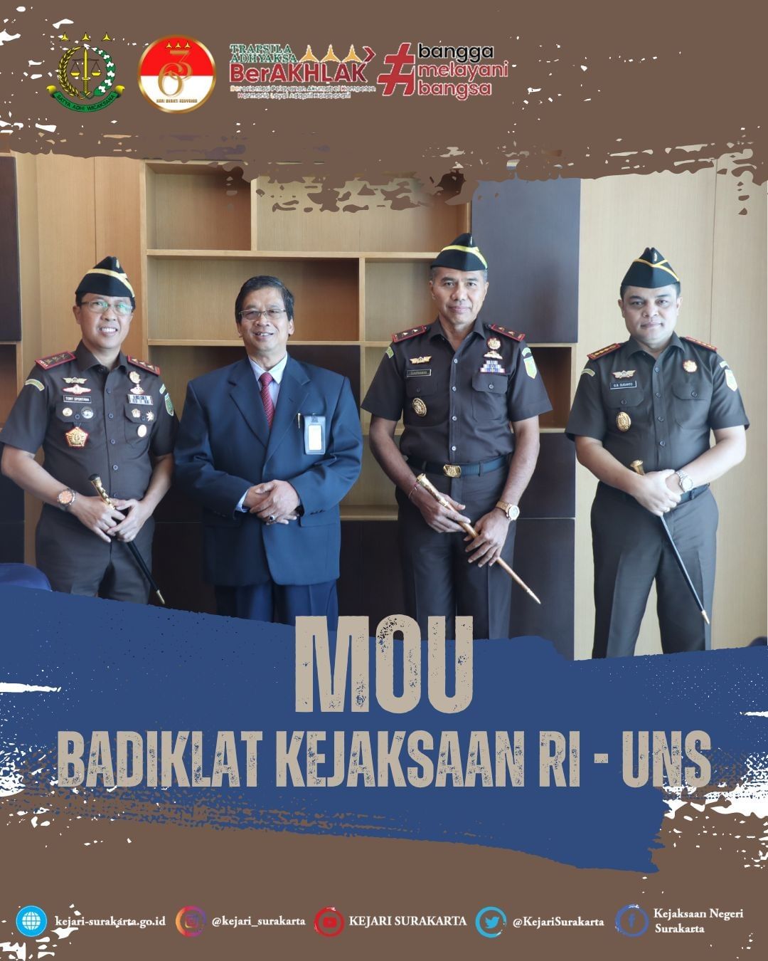 MOU BADIKLAT KEJAKSAAN RI-UNS