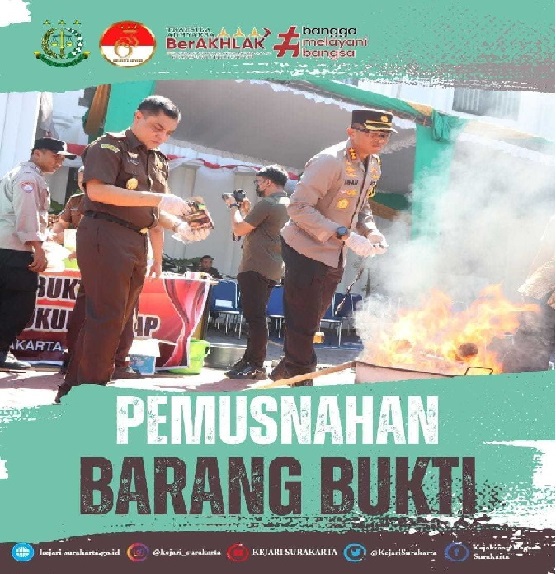 PEMUSNAHAN BARANG BUKTI