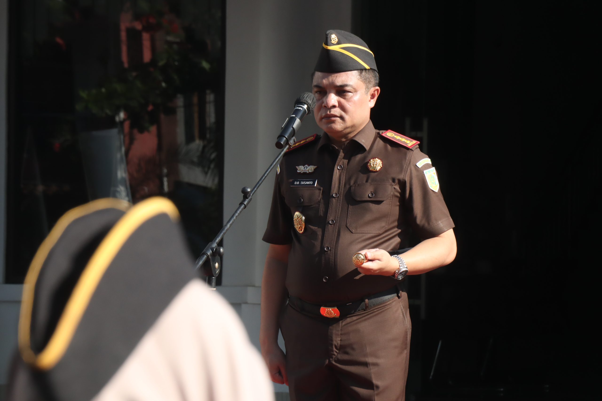 Apel Pencanangan Pembangunan Zona Integritas Menuju Wilayah Bebas dari Korupsi (WBK).