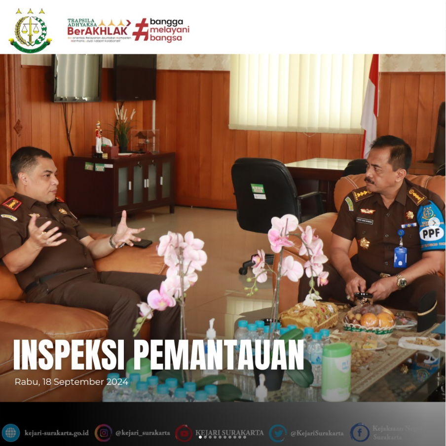 Pemantauan di Kejaksaan Negeri Surakarta