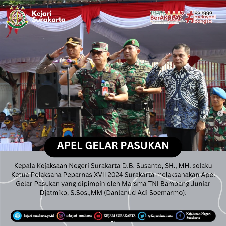 Apel Gelar Pasukan