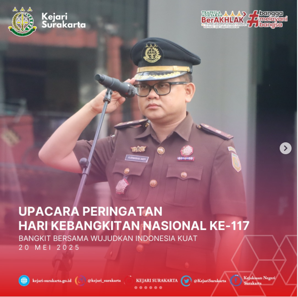 upacara peringatan Hari Kebangkitan Nasional