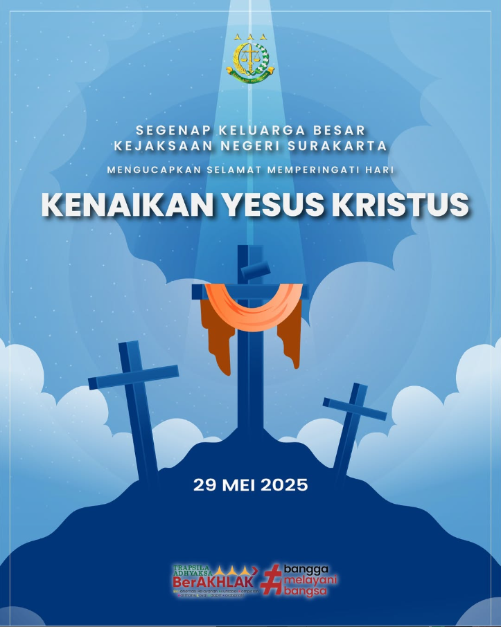 selamat memperingati Hari Kenaikan Yesus Kristus