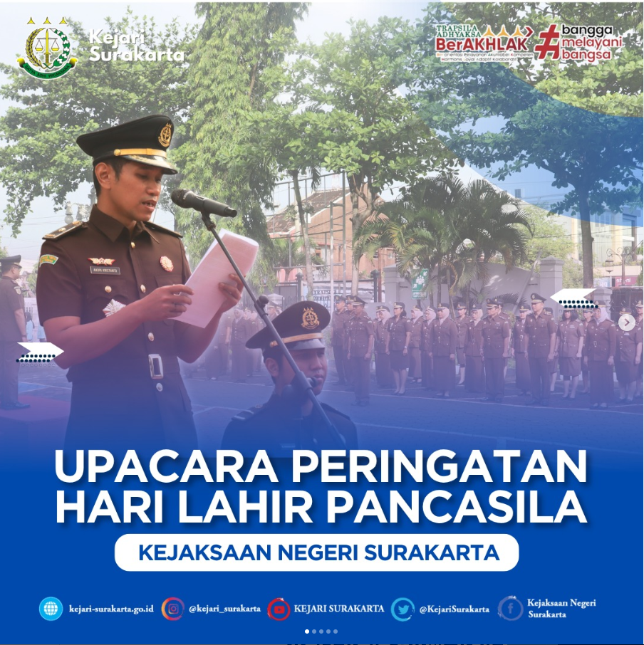 upaca peringatan Hari Lahir Pancasila tahun 2025