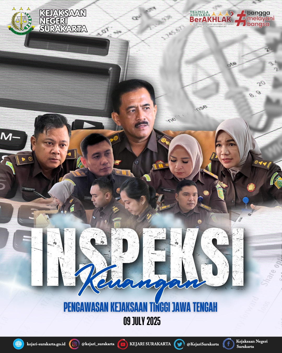 INSPEKSI Keuangan oleh Kejaksaan Tinggi Jawa Tenggah