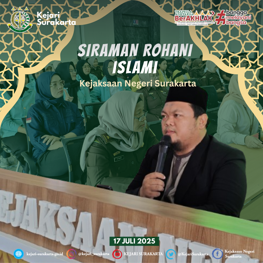 Siraman Rohani Islami Kejaksaan Surakarta