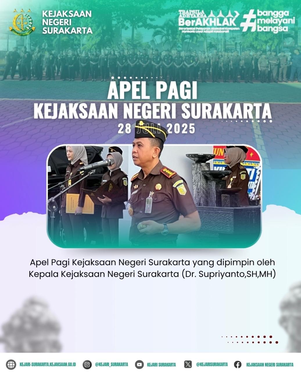 Apel Pagi Kejaksaan Negeri Surakarta