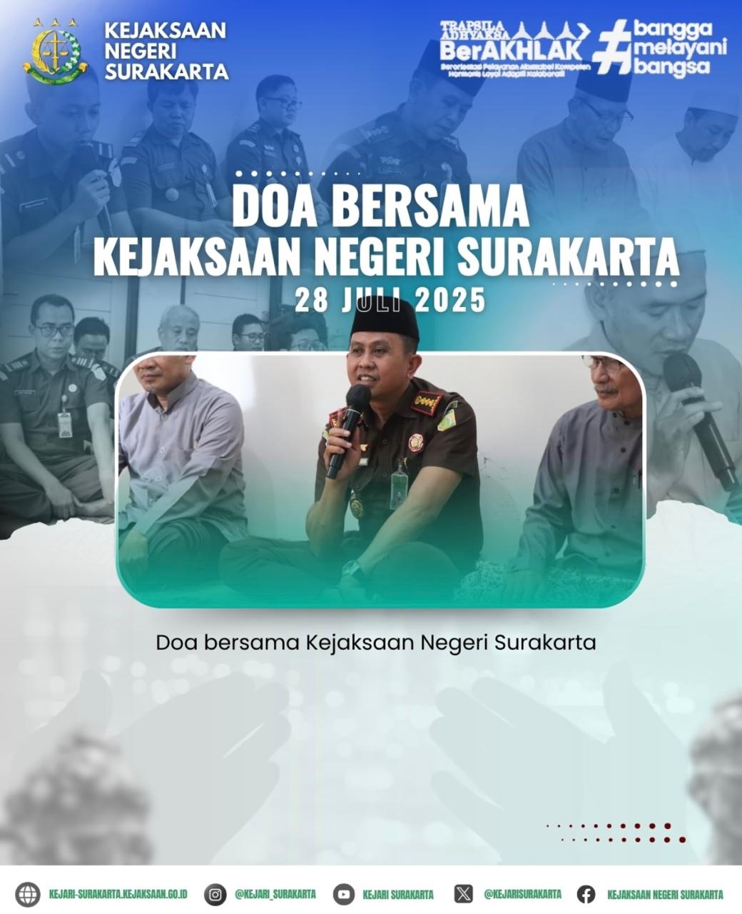 Doa Bersama Kejaksaan Negeri Surakarta