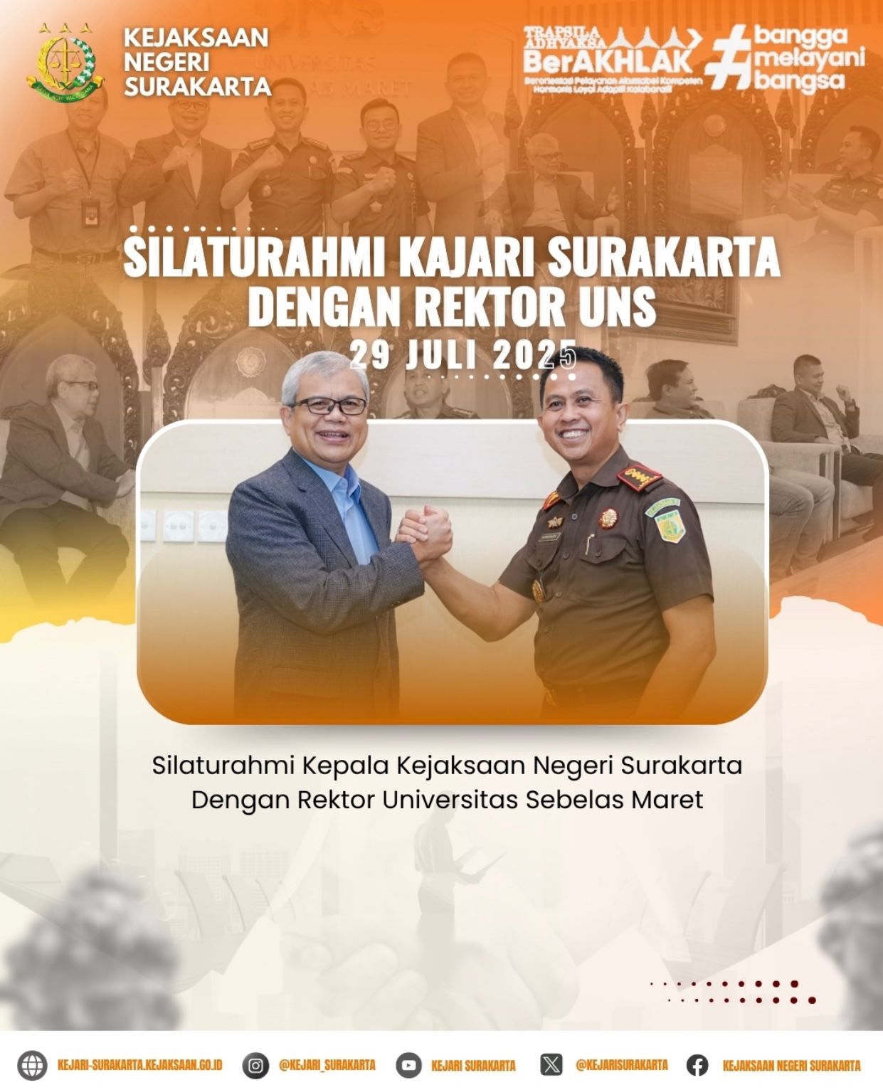 Silaturahmi Kajari Surakarta dengan Rektor UNS