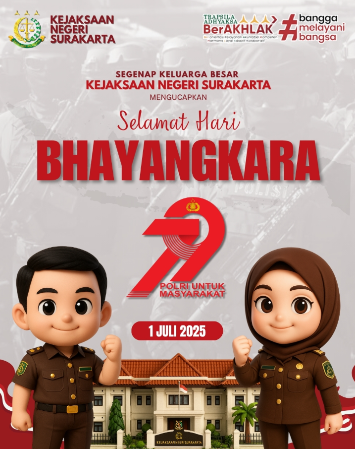 Selamat memperingati Hari Bhayangkara ke 79