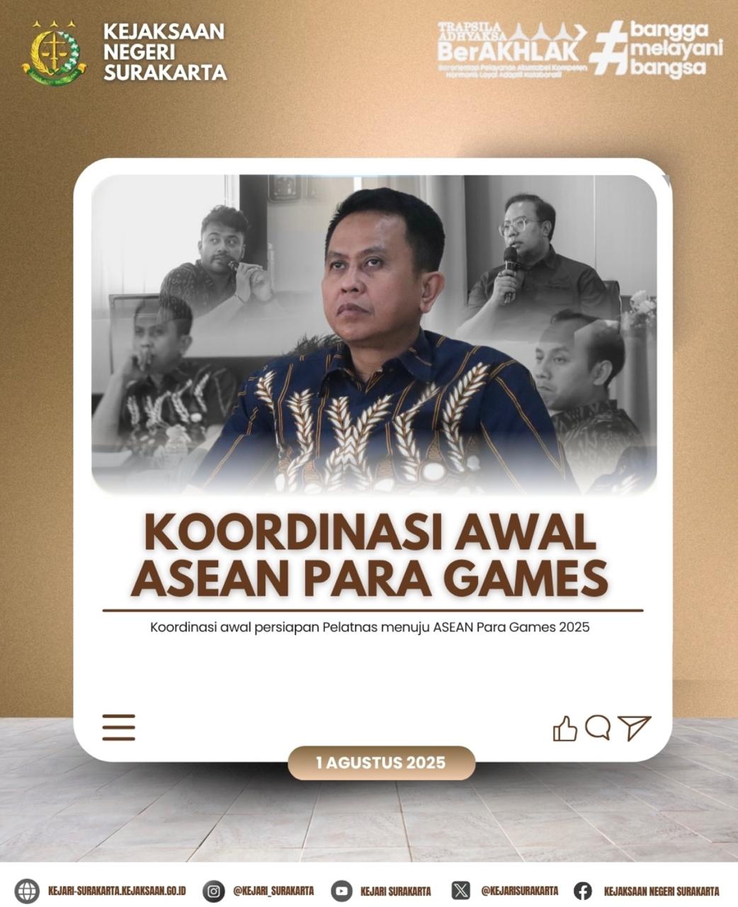 Koordinasi Awal ASEAN PARA GAMES
