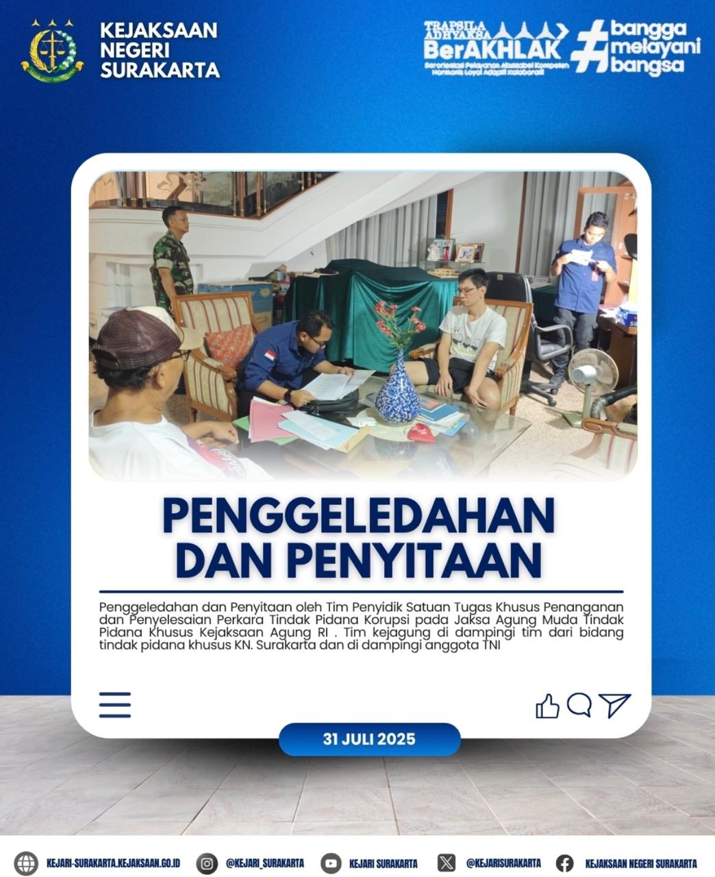 Pengeledahan Dan Penyitaan