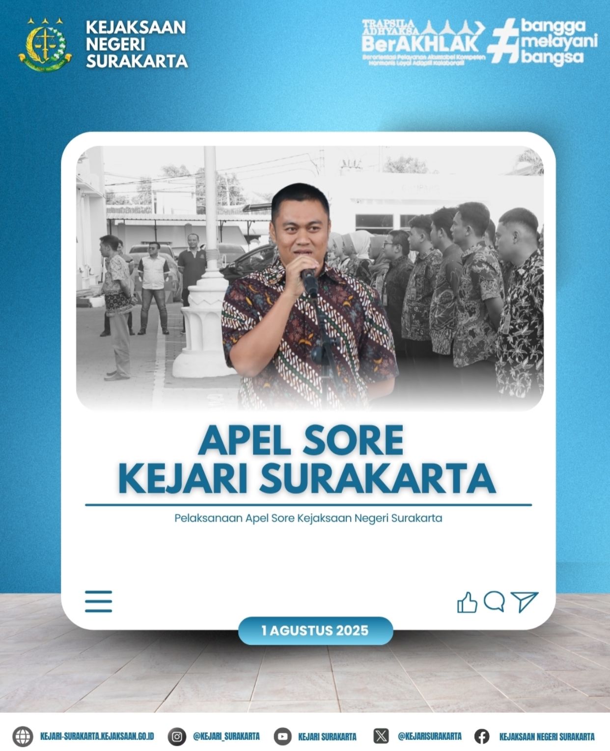 Apel Sore Kejari Surakarta