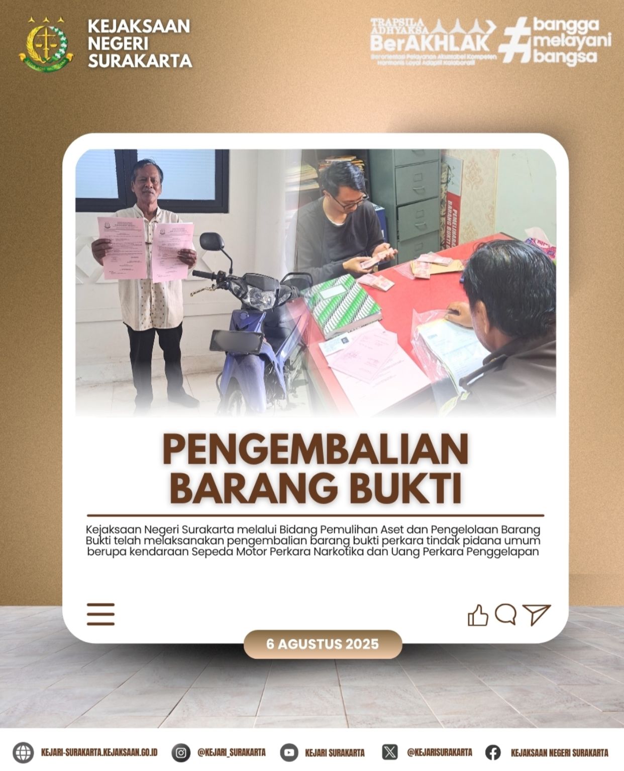 Pengembalian Barang Bukti