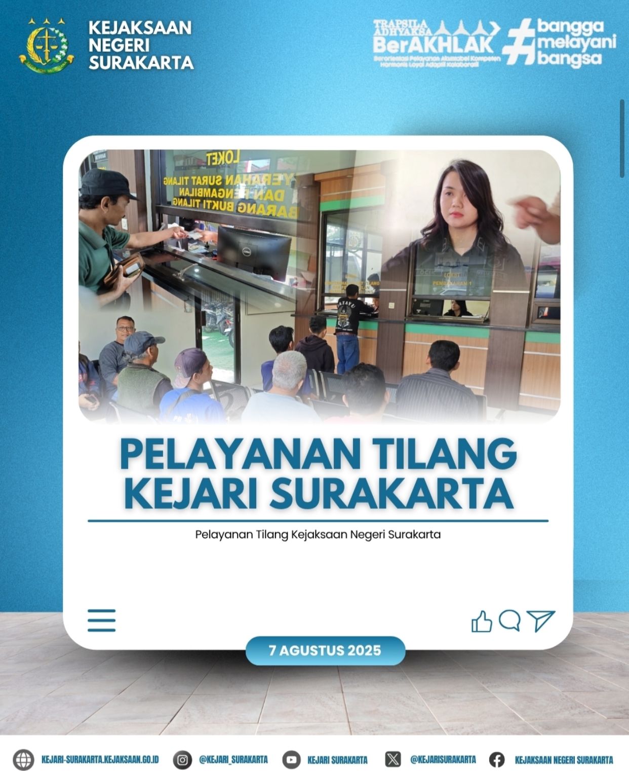 Pelayanan Tilang Kejari Surakarta