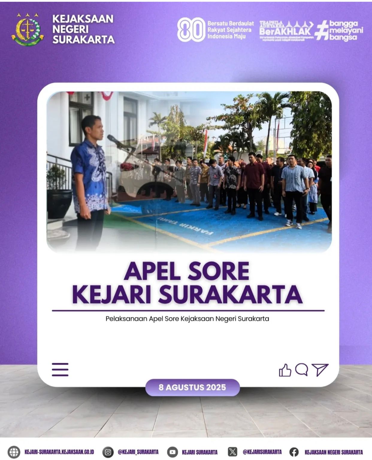 Apel Sore Kejari Surakarta