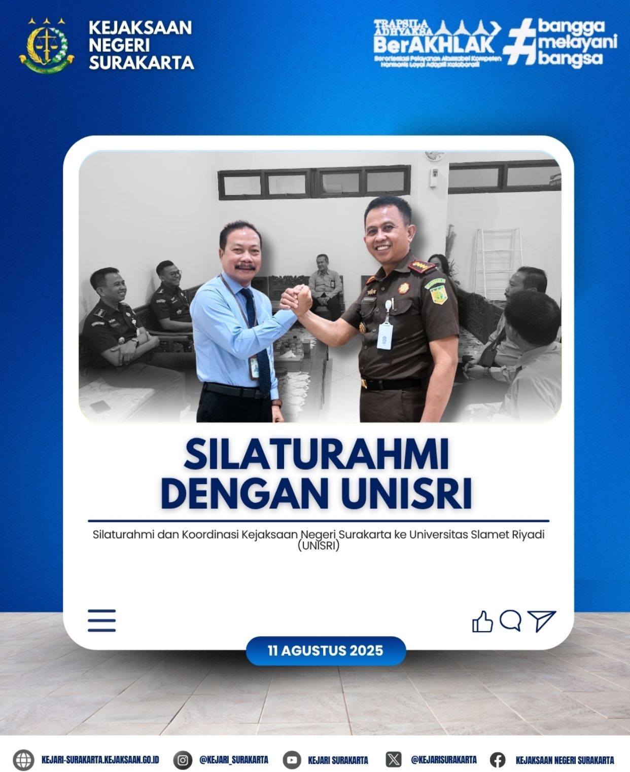 Silaturahmi dengan UNISRI