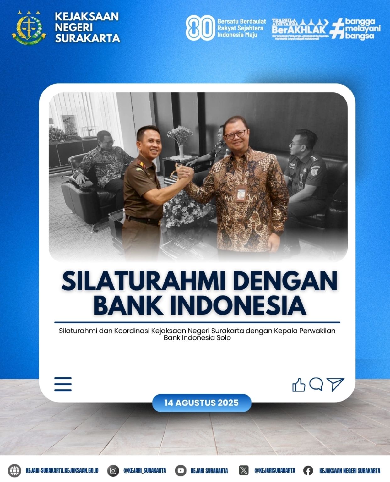 Silaturahmi dengan Bank Indonesia