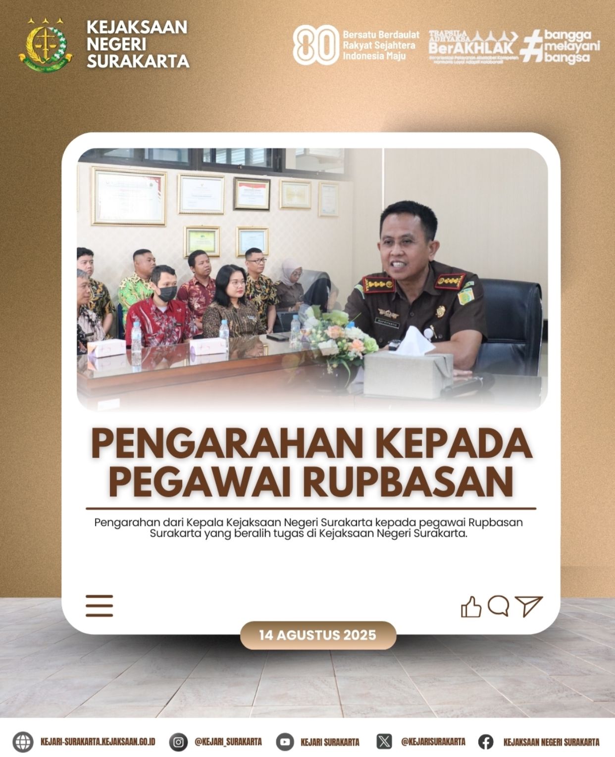 Pengarahan Kepada Pegawai Rubasan