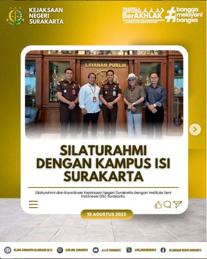 Silaturahmi Dengan Kampus ISI Surakarta