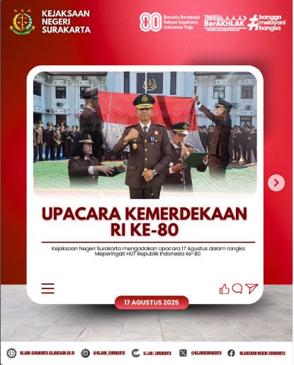 Upacara Kemerdekaan RI Ke- 80