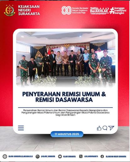 Penyerahan Remisi Umum & Remisi Dasawarsa