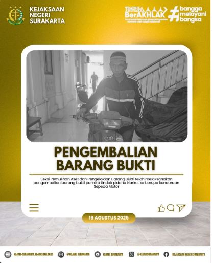 Pengembalian Barang Bukti