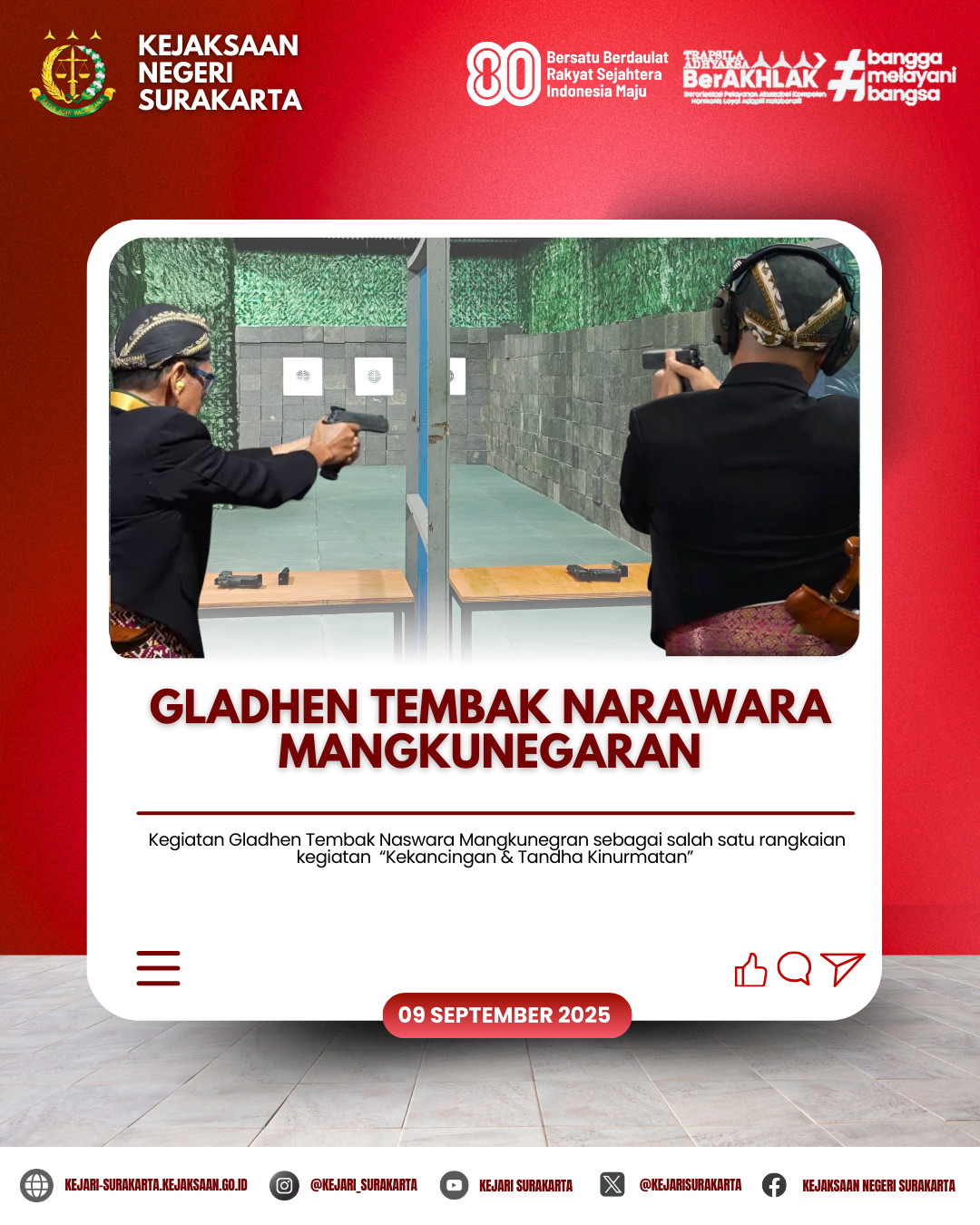 Gladhen Tembak Narawara Mangkunegaran