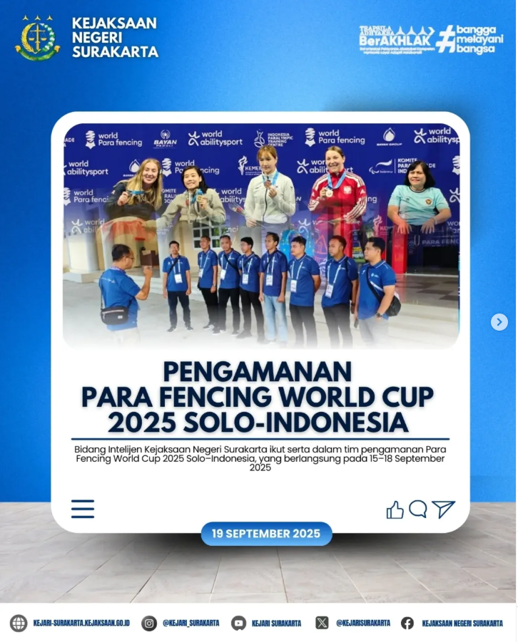  Para Fencing World Cup 2025 – Solo, Indonesia