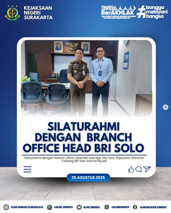 silaturahmi bersama Branch Office Head BRI