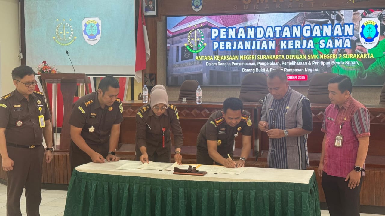 Penendatanganan Kerja Sama dengan SMK Negeri 2 Surakarta