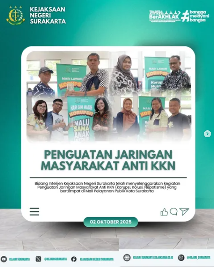 Penguatan Jaringan Masyarakat Anti KKN