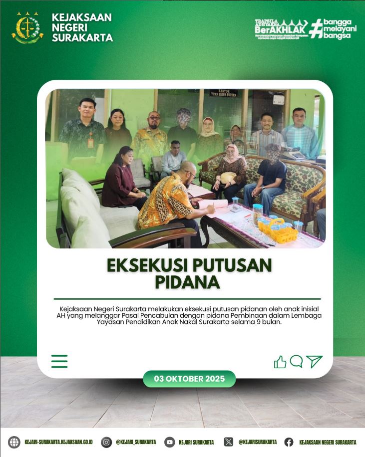 Eksekusi Putusan Pidana