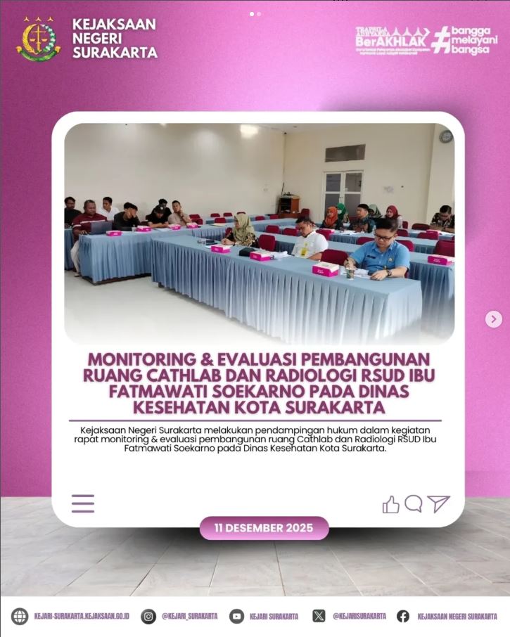 Monev Pembangunan Cathlab dan Radiologi RSUD Ibu Fatmawati