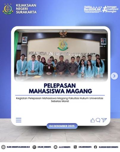 Pelepasan Mahasiswa Magang