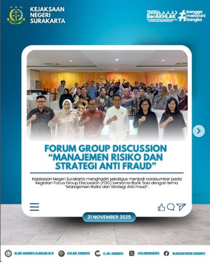 FGD Manajemen Resiko & Strategi anti Fraund