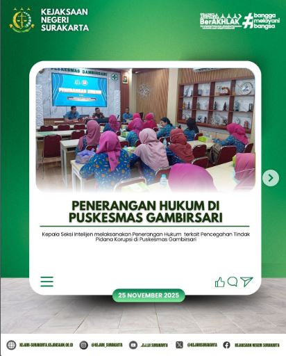 Penerangan Hukum Di Puskesmas Gambirsari
