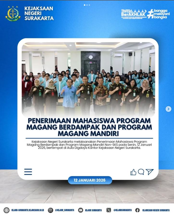 Penerimaan Mahasiswa Program Magang berdampak dan Program Magang Mandiri