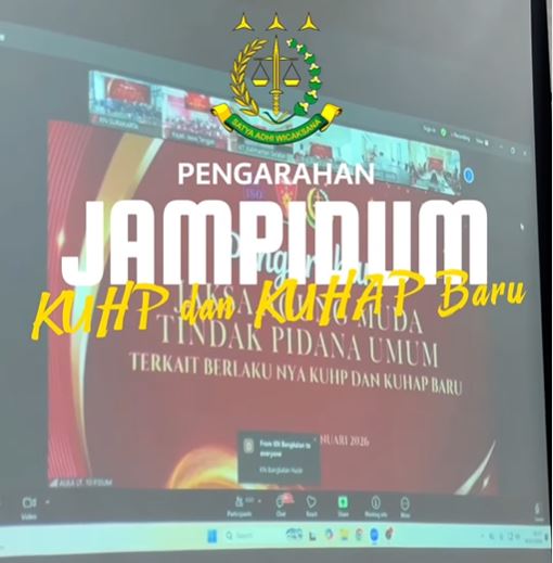 Pengarahan Jampidum terkait KUHP dan KUHP Baru