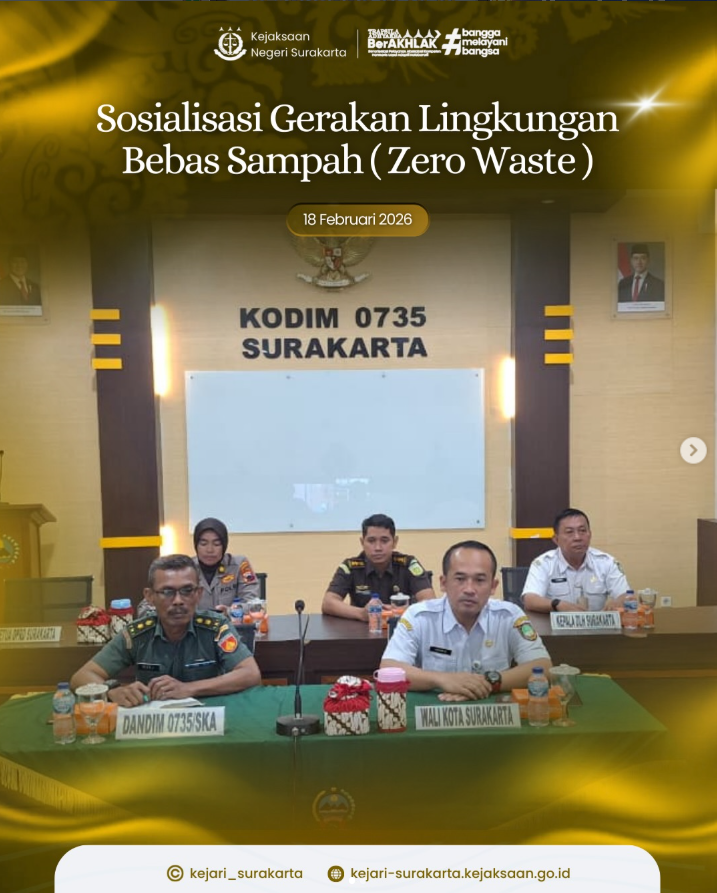 Sosialisasi Gerakan Lingkungan Bebas Sampah (Zero Waste)