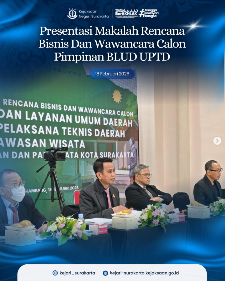 Presentasi Makalah Rencana Bisnis dan Wawancara Calon Pimpinan BLUD UPTD