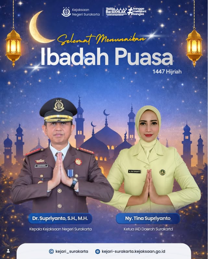 Selamat Menunaikan Ibadah Puasa 1447 Hijriah 