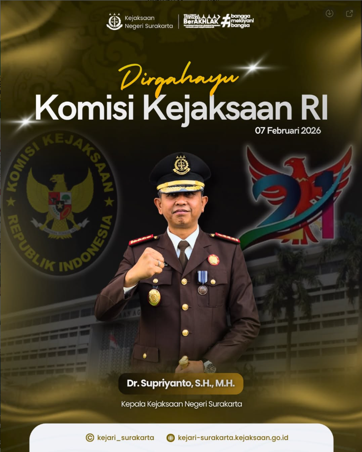 Dirgahayu Komisi Kejaksaan Republik Indonesia ke-21
