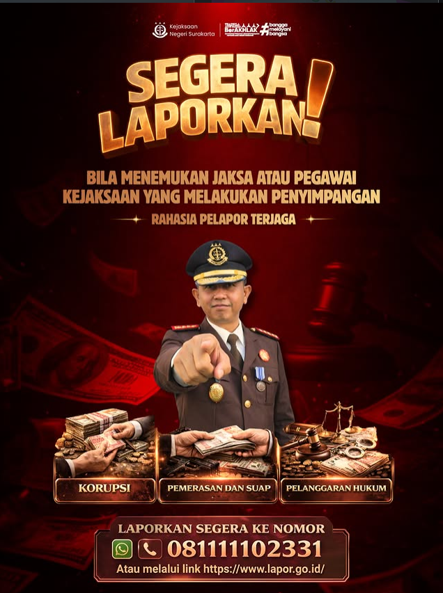 SEGERA LAPORKAN!