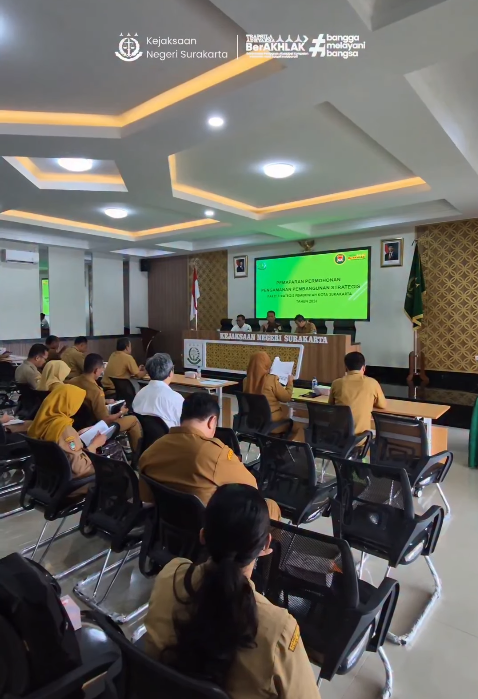 Pemaparan Permohonan Pengamanan Pembangunan Strategis Kota Surakarta pada Kejaksaan Negeri Surakarta
