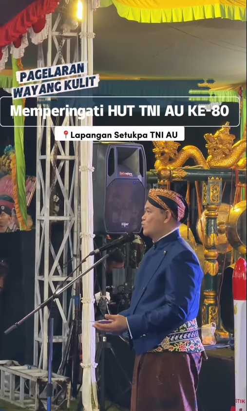Pagelaran Wayang Dalam rangka memperingati Hari Ulang Tahun ke-80 TNI Angkatan Udara