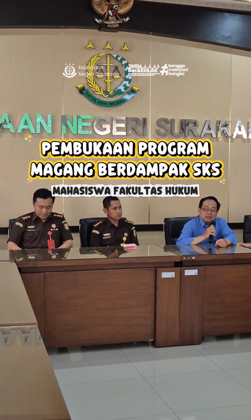 Program Kegiatan Magang Berdampak SKS Mahasiswa Fakultas Hukum